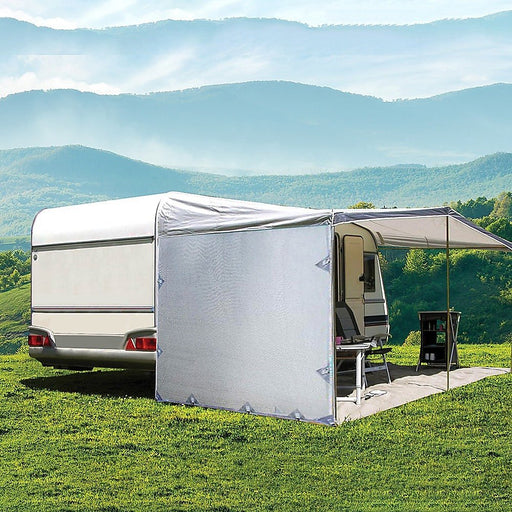 Danoz Direct - Pop Top Caravan Privacy Screen Sun Shade Side Extension 2.1 x 1.8m - danozdirect