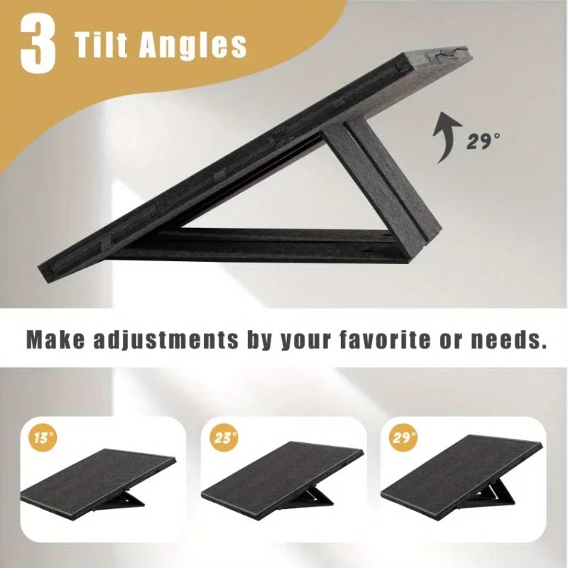 Danoz Direct - Portable Puzzle Table Board with Bracket Cover Foldable Puzzle Felt Integrated Table for Home And Travel Use - danozdirect