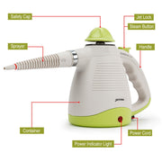 Danoz Direct - Portable Steam Cleaner Multi - Purpose High Pressure Handheld - danozdirect