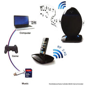 Danoz Direct - Scott 2.4Ghz Wireless OVE Speaker System USB SD Bluetooth 20w RMS - danozdirect