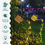 Danoz Direct - Solar Watering Can LED 💡 Light Outdoor Waterproof Shower Light Decorative Solar Lights For Home Outside - danozdirect