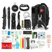 Danoz Direct - Tactical Emergency Survival Kit Outdoor Sports Hiking Camping SOS Tool Equipment - danozdirect