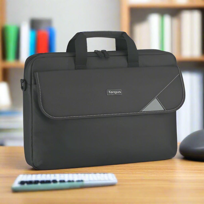Danoz Direct - Targus 15.6' Intellect Top Load Case with Padded Laptop Compartment - Black - danozdirect