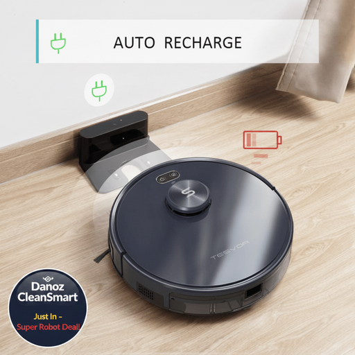 Danoz Direct - Tesvor S6+ Robot Vacuum Cleaner Mop 2700Pa With Laser Navigation and App controlled - danozdirect