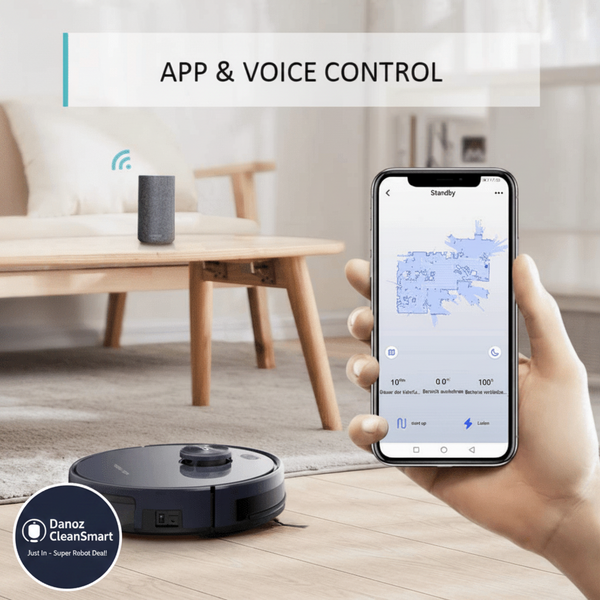 Danoz Direct - Tesvor S6+ Robot Vacuum Cleaner Mop 2700Pa With Laser Navigation and App controlled - danozdirect