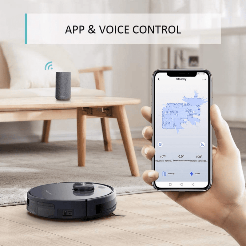 Danoz Direct - Tesvor S6+ Robot Vacuum Cleaner Mop 2700Pa With Laser Navigation and App controlled - danozdirect