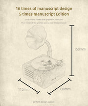 Danoz Direct - Vintage Gramophone Bluetooth Speaker - Retro Wireless Music Player with Classic Design - danozdirect