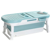 Danoz Direct - Weisshorn Foldable Bathtub Portable Folding Water Spa with Cover Plate 136x62cm - danozdirect
