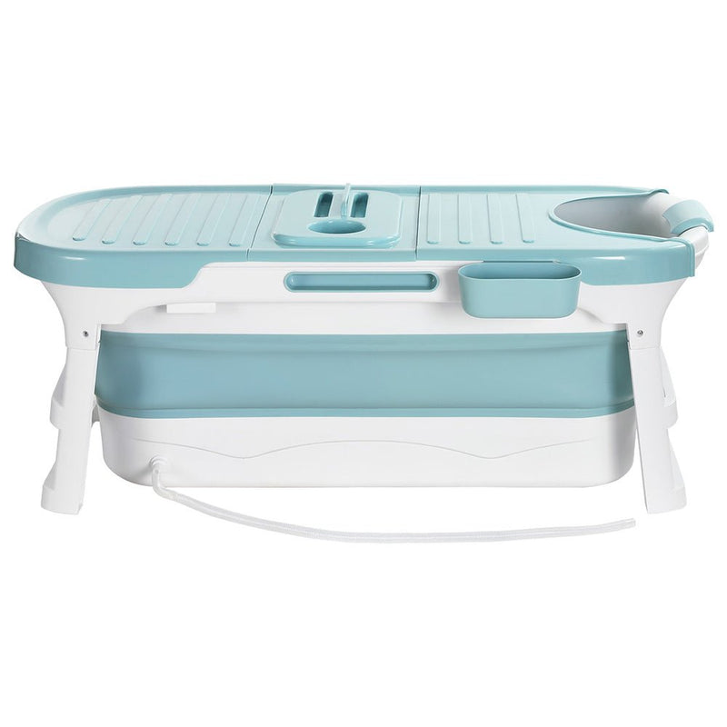 Danoz Direct - Weisshorn Foldable Bathtub Portable Folding Water Spa with Cover Plate 136x62cm - danozdirect