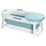 Danoz Direct - Weisshorn Foldable Bathtub Portable Folding Water Spa with Cover Plate 136x62cm - danozdirect