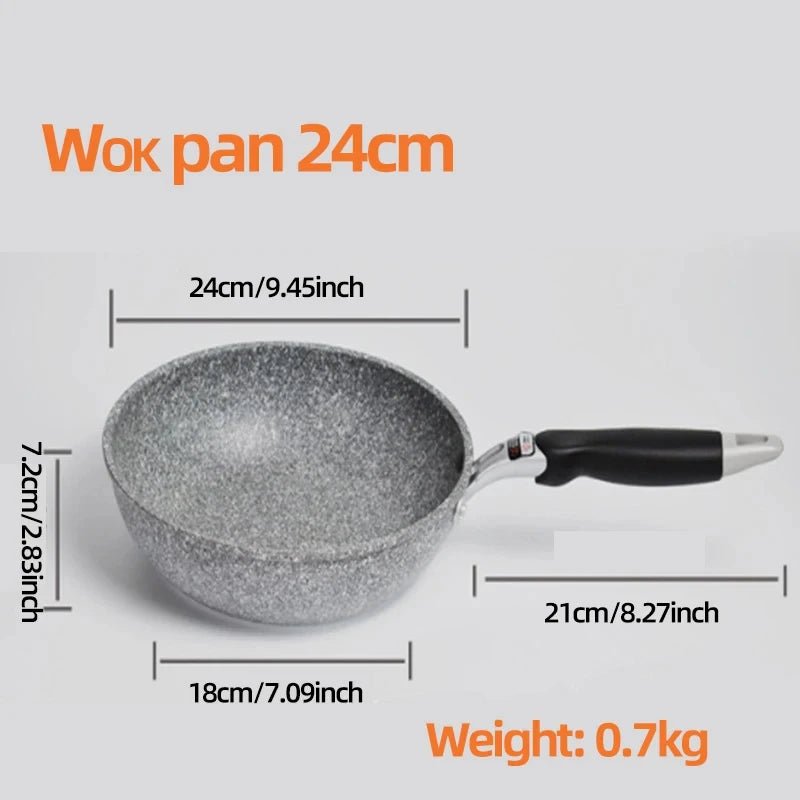 Danoz DuraStone Frying Pan collection delivers professional - quality cooking across four versatile sizes - 28cm, 26cm, 24cm, and 20cm - 5 years Warranty! - danozdirect