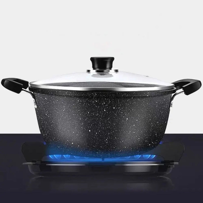 Danoz DuraStone Soup Pot! Made with sturdy Maifan stone and iron - Plus 5 Years Warranty! - danozdirect