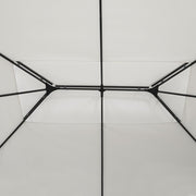 Danoz Events - Instahut Gazebo 4x3m Marquee Outdoor Wedding Party Event Tent Home Iron Art Shade White - danozdirect