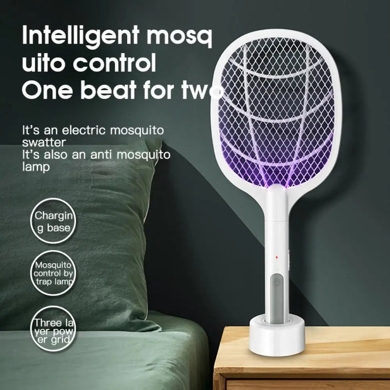 Danoz Exclusive 3 - in - 1 Electric Mosquito Zapper! With its 3500V USB rechargeable technology + Use as Night Light Zapper - danozdirect