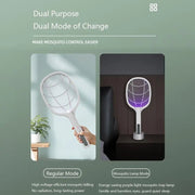 Danoz Exclusive 3 - in - 1 Electric Mosquito Zapper! With its 3500V USB rechargeable technology + Use as Night Light Zapper - danozdirect