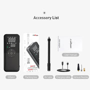 Danoz Exclusive MightyPump - Rechargeable Air Pump Tire Inflator Portable Compressor Digital Cordless Car, Motorcycle Bicycle Balls + Charge any other Devices! - danozdirect