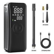 Danoz Exclusive MightyPump - Rechargeable Air Pump Tire Inflator Portable Compressor Digital Cordless Car, Motorcycle Bicycle Balls + Charge any other Devices! - danozdirect