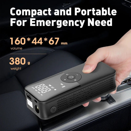Danoz Exclusive MightyPump - Rechargeable Air Pump Tire Inflator Portable Compressor Digital Cordless Car, Motorcycle Bicycle Balls + Charge any other Devices! - danozdirect