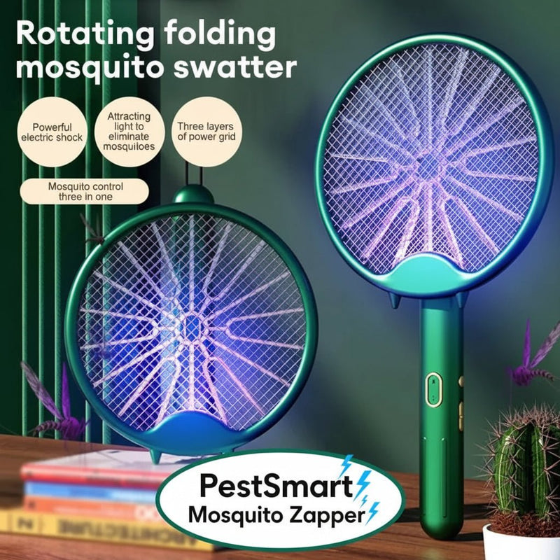 Danoz Exclusive - MozzieZap - 3000V Electric Mosquito Racket Mosquito Killer Lamp USB Rechargeable Foldable Mosquito Zapper - danozdirect