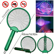 Danoz Exclusive - MozzieZap - 3000V Electric Mosquito Racket Mosquito Killer Lamp USB Rechargeable Foldable Mosquito Zapper - danozdirect