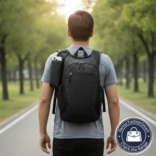 Danoz Fashion - Black Ultra - Lightweight Packable Backpack (10L) - Foldable Daypack for Travel, Hiking & Sports - danozdirect