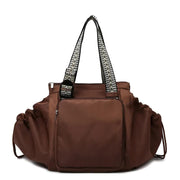 Danoz Fashion - Brown Convertible Multifunctional Baby Cradle Travel Bag - Women's Backpack, Shoulder Bag, Mummy Bag with Expandable Storage - danozdirect