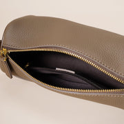 Danoz Fashion - Genuine Leather Boston Bag - Mini Barrel Crossbody & Top Handle Purse(black) - danozdirect