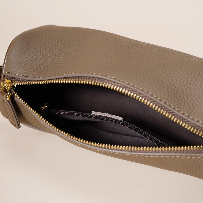 Danoz Fashion - Genuine Leather Boston Bag - Mini Barrel Crossbody & Top Handle Purse(black) - danozdirect