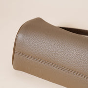 Danoz Fashion - Genuine Leather Boston Bag - Mini Barrel Crossbody & Top Handle Purse(white) - danozdirect