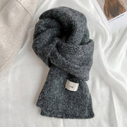 Danoz Fashion - Gray Cozy Knit Scarf - Soft Wool - Blend Winter Neck Wrap, Warm and Stylish - danozdirect