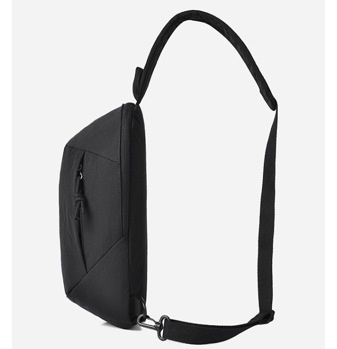 Danoz Fashion - Grey Minimalist Anti - Theft Sling Bag for Men & Women - Water - Resistant Crossbody Chest Pack, Fits 9.7 - inch Tablet - danozdirect