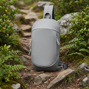 Danoz Fashion - Grey Minimalist Anti - Theft Sling Bag for Men & Women - Water - Resistant Crossbody Chest Pack, Fits 9.7 - inch Tablet - danozdirect