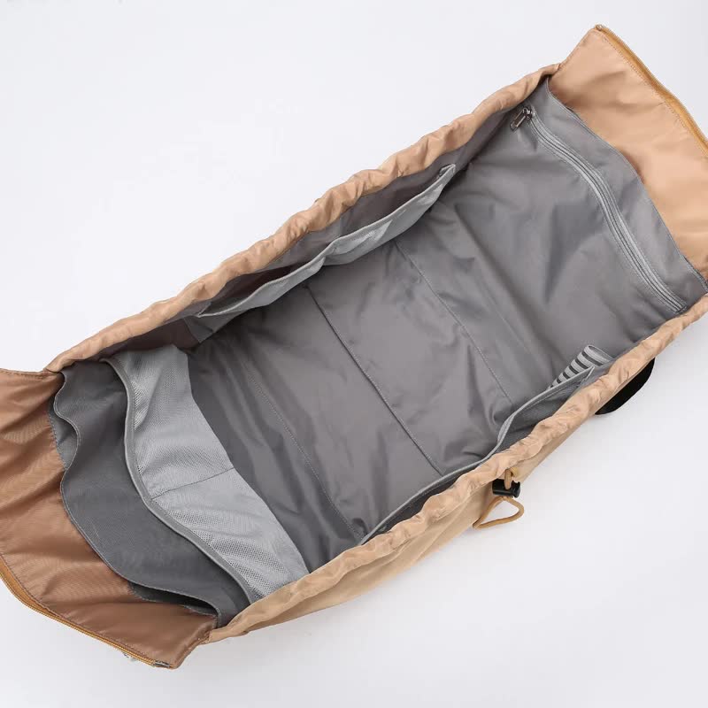 Danoz Fashion - Khaki Convertible Multifunctional Baby Cradle Travel Bag - Women's Backpack, Shoulder Bag, Mummy Bag with Expandable Storage - danozdirect
