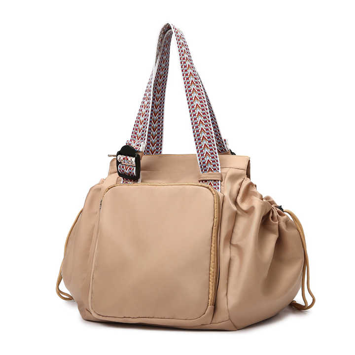 Danoz Fashion - Khaki Convertible Multifunctional Baby Cradle Travel Bag - Women's Backpack, Shoulder Bag, Mummy Bag with Expandable Storage - danozdirect