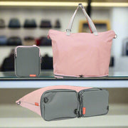 Danoz Fashion - KOELE - Shopper Bag Tote Bag Foldable Travel Laptop Grocery Nylon KO - DUAL PINK - danozdirect