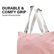 Danoz Fashion - KOELE - Shopper Bag Tote Bag Foldable Travel Laptop Grocery Nylon KO - DUAL PINK - danozdirect