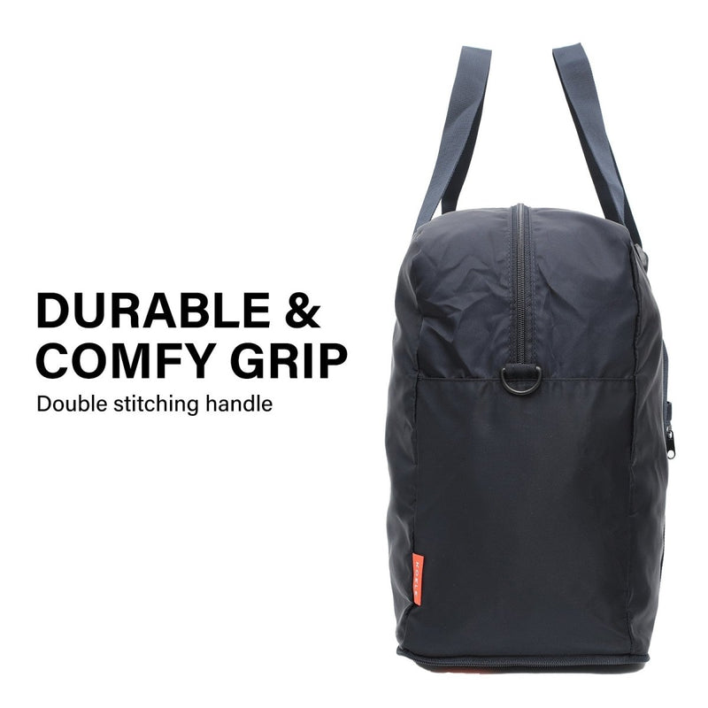 Danoz Fashion - KOELE - Shopper Bag Travel Duffle Bag Foldable Laptop Luggage Nylon KO - BOSTON NAVY - danozdirect