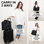 Danoz Fashion - KOELE - Shopper Bag Travel Duffle Bag Foldable Laptop Luggage Nylon KO - BOSTON NAVY - danozdirect