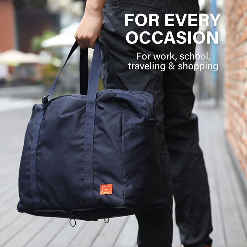Danoz Fashion - KOELE - Shopper Bag Travel Duffle Bag Foldable Laptop Luggage Nylon KO - BOSTON NAVY - danozdirect