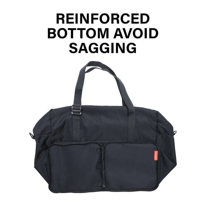 Danoz Fashion - KOELE - Shopper Bag Travel Duffle Bag Foldable Laptop Luggage Nylon KO - BOSTON NAVY - danozdirect