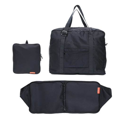 Danoz Fashion - KOELE - Shopper Bag Travel Duffle Bag Foldable Laptop Luggage Nylon KO - BOSTON NAVY - danozdirect
