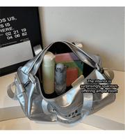 Danoz Fashion - Lightweight Sports Bag with Dedicated Shoe and Wet Gear Zone(white) - danozdirect