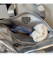 Danoz Fashion - Lightweight Sports Bag with Dedicated Shoe and Wet Gear Zone(white) - danozdirect