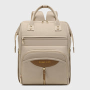 Danoz Fashion - Multifunctional Diaper Bag Backpack(Apricot) - Large Capacity & Organized Storage for Baby Essentials - danozdirect