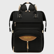 Danoz Fashion - Multifunctional Diaper Bag Backpack(Black) - Large Capacity & Organized Storage for Baby Essentials - danozdirect