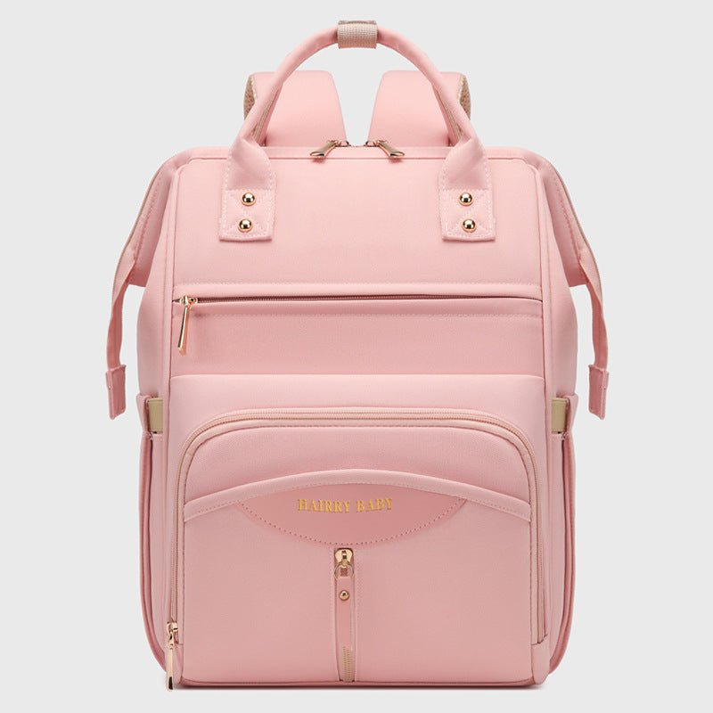 Danoz Fashion - Multifunctional Diaper Bag Backpack(Pink) - Large Capacity & Organized Storage for Baby Essentials - danozdirect