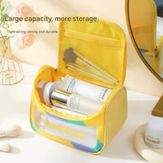 Danoz Fashion - PVC Transparent Cosmetic Bag,Waterproof Portable Travel Organizer with Handle(Green) - danozdirect