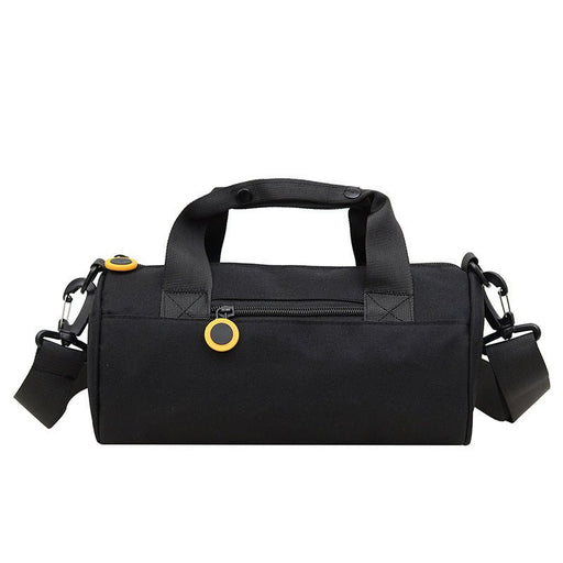 Danoz Fashion - Waterproof Oxford Cylindrical Travel Bag - Large Capacity Handbag with Shoulder Strap(Black) - danozdirect