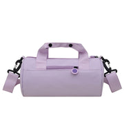 Danoz Fashion - Waterproof Oxford Cylindrical Travel Bag - Large Capacity Handbag with Shoulder Strap(Light Purple) - danozdirect