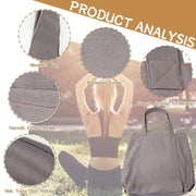 Danoz Fashion - Yoga Mat Tote Bag - Durable Canvas Shoulder Bag for Outdoor Workouts & Travel(Khaki) - danozdirect